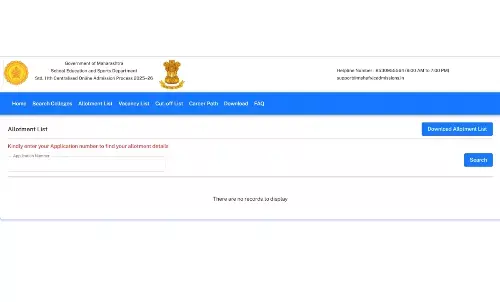 Maharashtra FYJC 1st Merit List