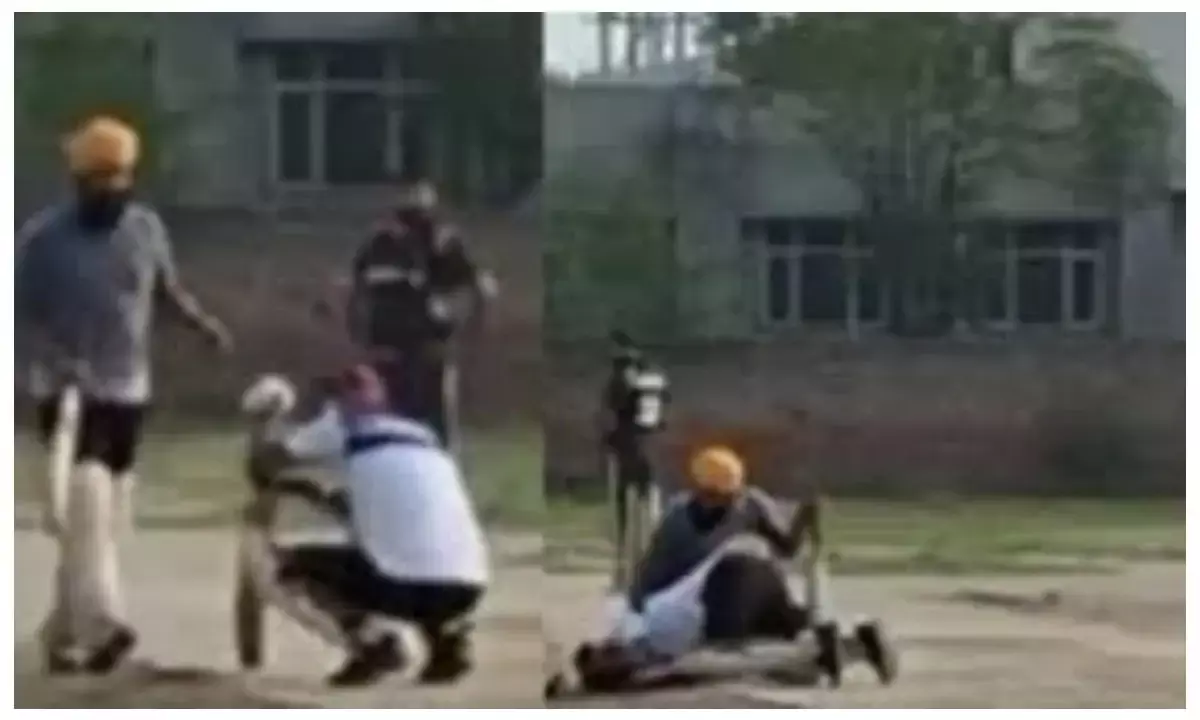 फिरोजपुर में क्रिकेटर की मैदान पर मौत, वीडियो वायरल