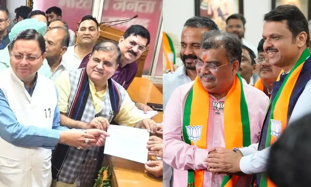 BJP state president election 2025, Ravindra Chavan Maharashtra BJP, Mahendra Bhatt Uttarakhand BJP