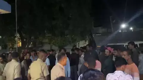 Police team investigating the case