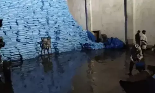 rainwater floods sugar-mill destroys quintals of sugar