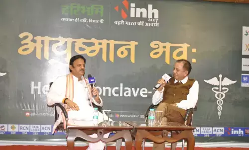 Haribhoomi-INH News Channels Editor-in-Chief Dr. Himanshu Dwivedi interviewed MP Deputy CM Rajendra Shukla