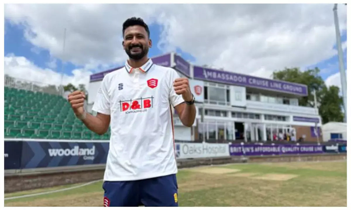 Khaleel Ahmed County debut 8 no balls no wickets in 9 overs Essex against Yorkshire