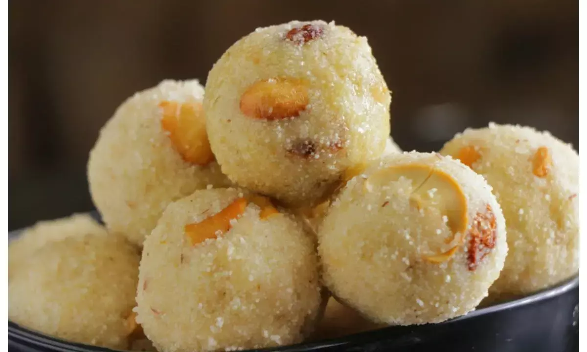 Healthy suji ladoo recipe