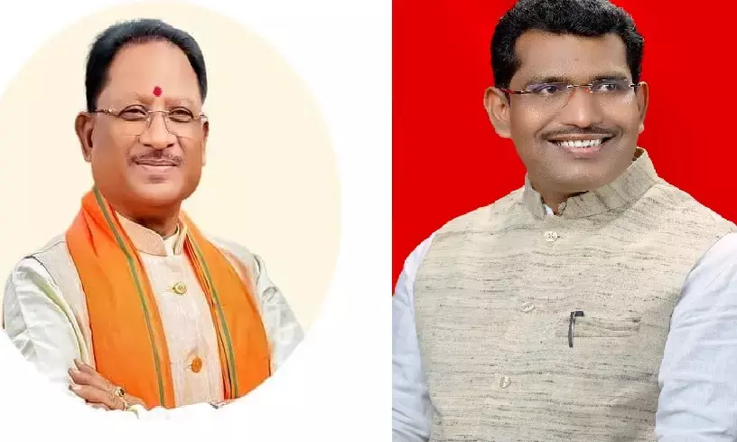 CM Vishnudev Sai and MLA Rohit Sahu