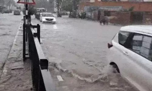 Waterlogging after rain