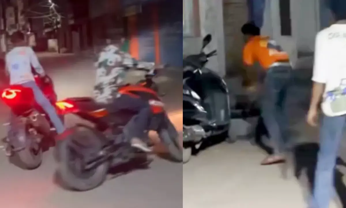 Miscreants breaking vehicles parked outside houses