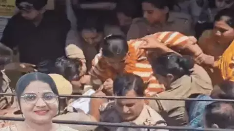 woman sarpanch neha sharma suspended