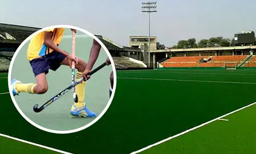 Astroturf Hockey Stadium in Chandigarh