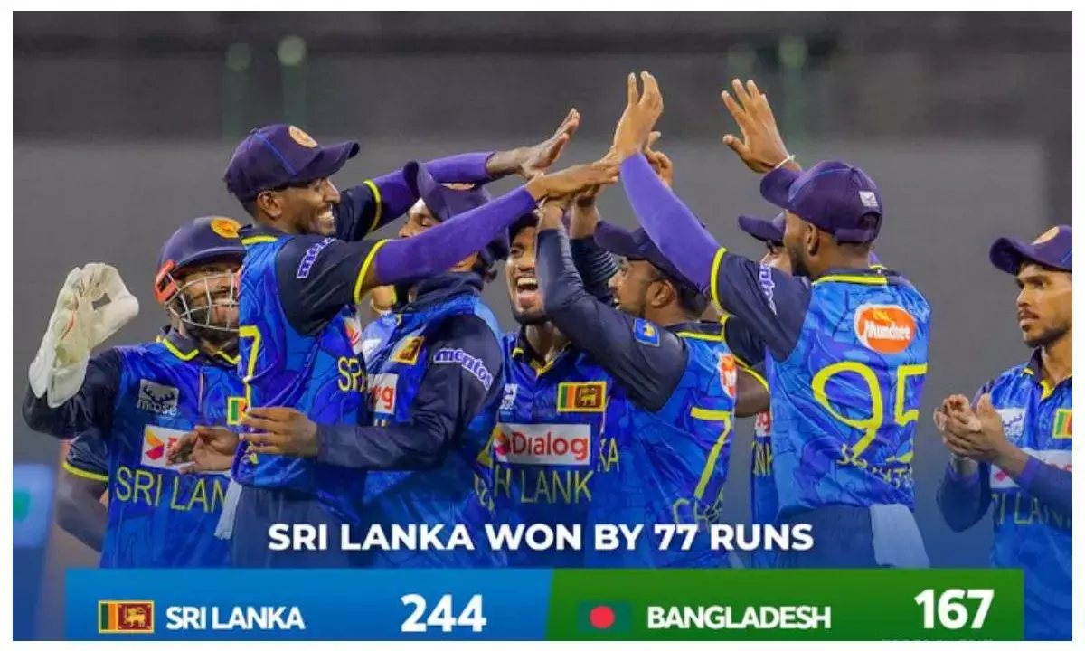 SL vs BAN 1st ODI Highlights, charith asalanka