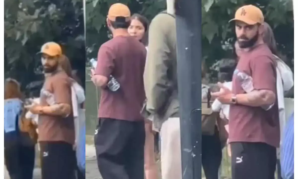 virat kohli anushka sharma spotted in london