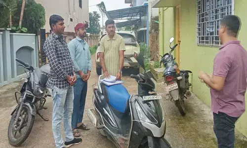 Picture of the recovered scooter