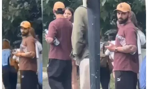 virat kohli anushka sharma spotted in london