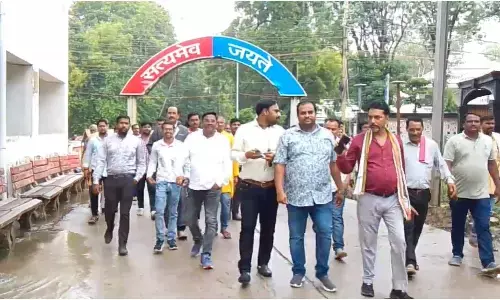 Buxar Rajput Kshatriya society gheraoed SSP office