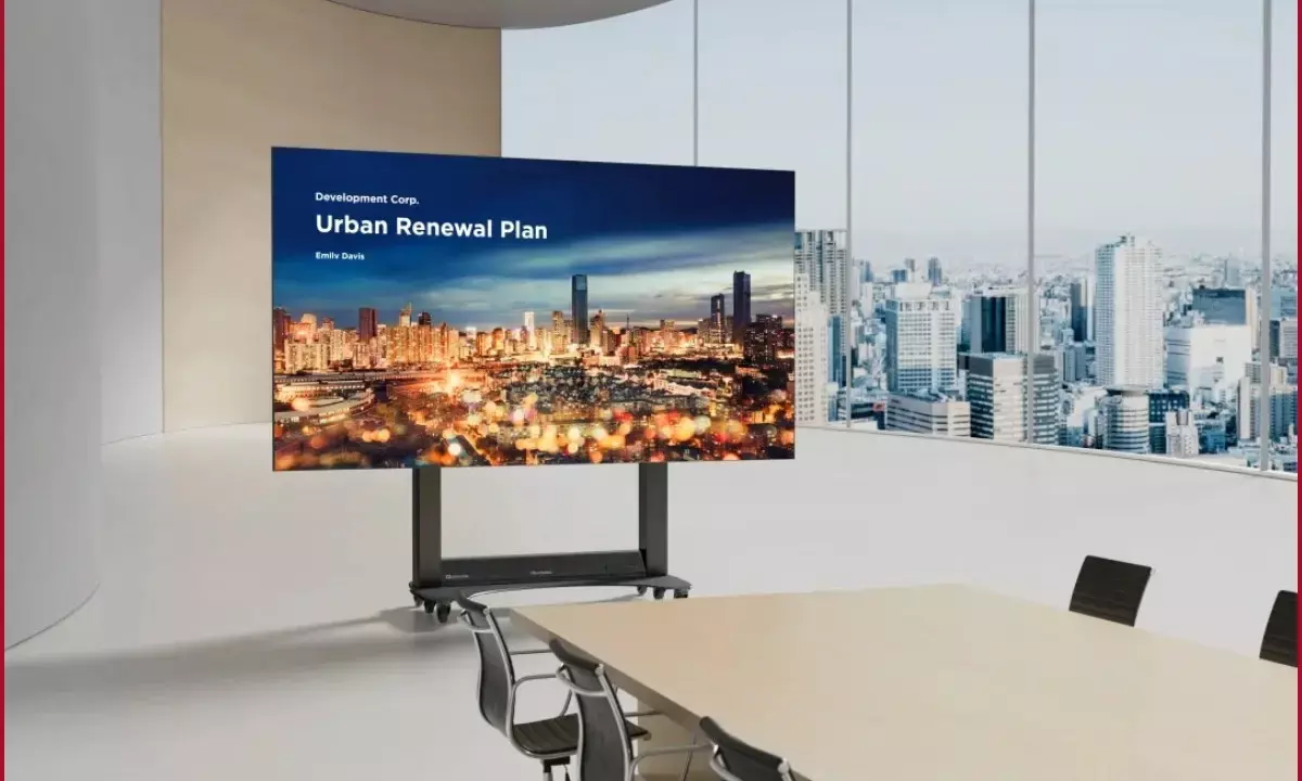 ViewSonic foldable 138-inch LED display
