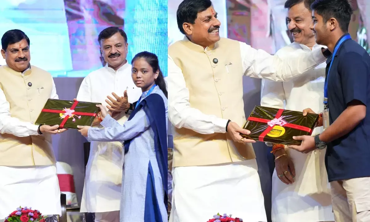 मध्यप्रदेश लैपटॉप योजना 2025, प्रतिभाशाली विद्यार्थी प्रोत्साहन योजना, मुख्यमंत्री मोहन यादव भाषण, मेधावी छात्र योजना, लैपटॉप योजना एमपी, मोहन यादव छात्र सम्मान, MP Laptop Yojana Amount, Madhya Pradesh Laptop Scheme मध्यप्रदेश लैपटॉप योजना 2025, प्रतिभाशाली विद्यार्थी प्रोत्साहन योजना, मुख्यमंत्री मोहन यादव भाषण, मेधावी छात्र योजना, लैपटॉप योजना एमपी, मोहन यादव छात्र सम्मान, MP Laptop Yojana Amount, Madhya Pradesh Laptop Scheme