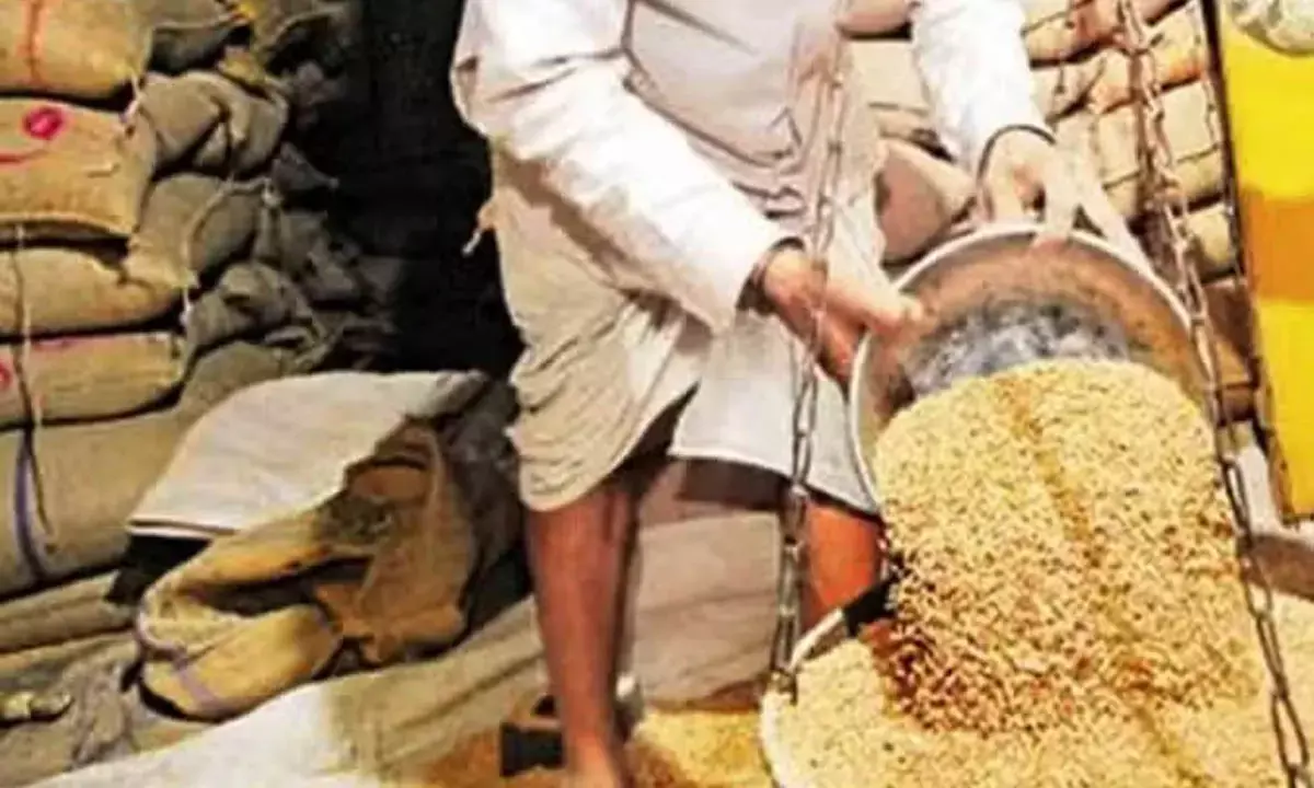 ration depots Supply suspended