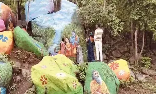 paintings made on rocks