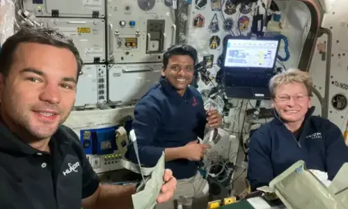 ISS Indian Traveller, Indias first Astronaut 2025, Gaganyaan Mission, Life in Space, Shubhanshu Shukla interacts with students