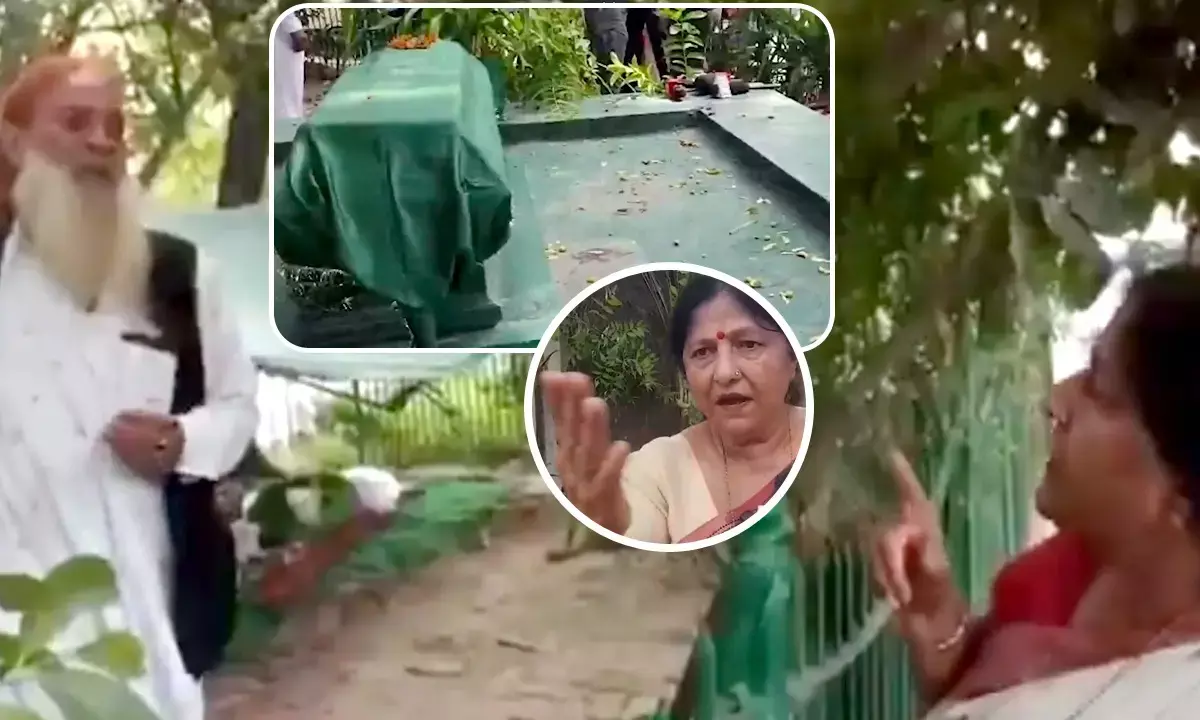 Ghaziabad Mayor Sunita Dayal on Illegal Mazar