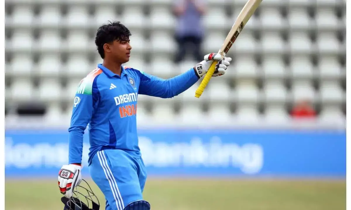 vaibhav suryavanshi youngest to score century in smat