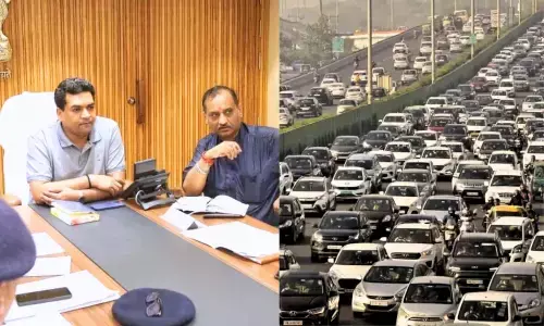 Kapil Mishra meeting for khajuri chowk traffic jam