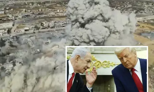 Israeli airstrikes on Gaza 33 Palestinians killed Netanyahu and Trump ceasefire talks