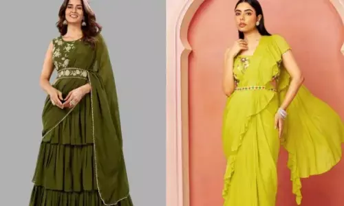 सावन पर ट्राई करें रेडी टू वेयर साड़ी, पहनने में सिर्फ 2 मिनट लगेंगे सावन पर ट्राई करें रेडी टू वेयर साड़ी, पहनने में सिर्फ 2 मिनट लगेंगे