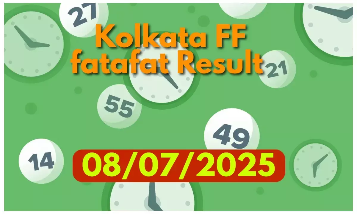 kolkata ff fatafat result today 8 july 2025