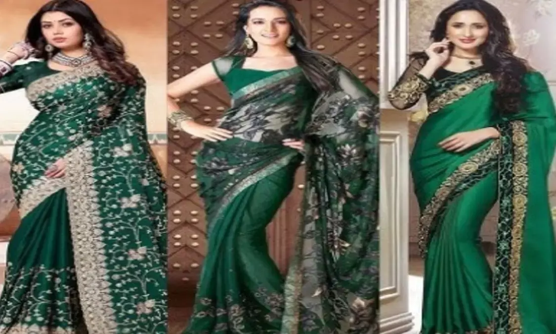 Hariyali Teej 2025: तीज पर जरूर पहनें ये खूबसूरत हरी साड़ियां, सबकी नजर आप पर टिकेगी