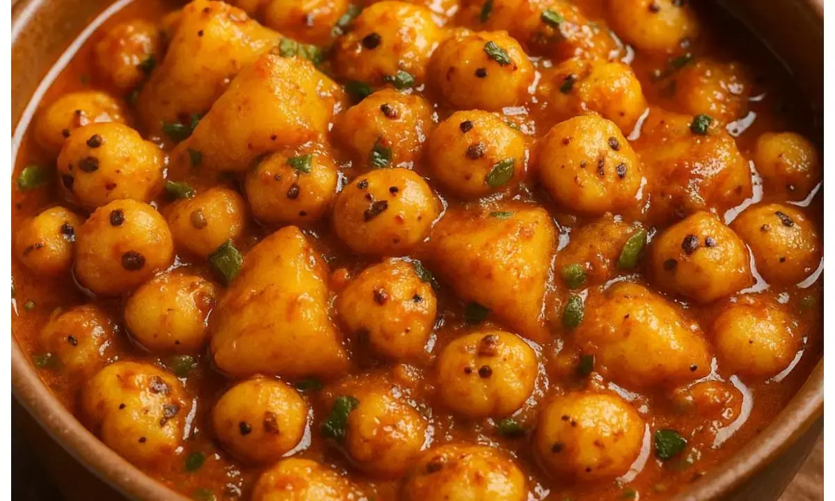 aloo makhana ki sabji