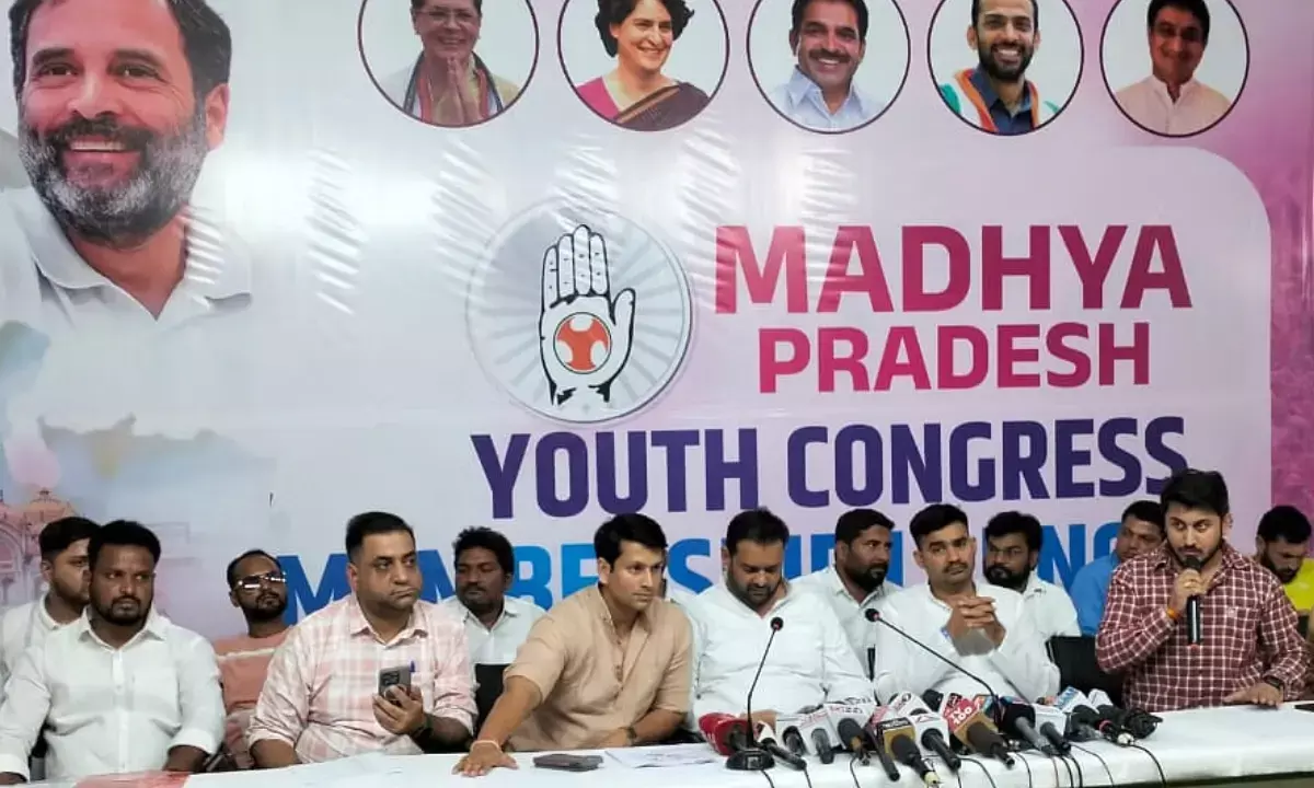 मध्यप्रदेश युवा कांग्रेस चुनाव 2025, यूथ कांग्रेस अध्यक्ष चुनाव, ऑनलाइन वोटिंग युवा कांग्रेस, YCEA मोबाइल ऐप, युवा कांग्रेस मेंबरशिप प्रक्रिया