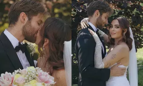 दूसरी बार दुल्हन बनीं अनुराग कश्यप की बेटी आलिया, न्यूयॉर्क में शेन के साथ ईसाई रीति-रिवाज से की शादी, देखें तस्वीरें