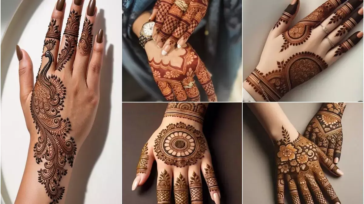 Hariyali Teej Mehndi Design Hariyali Teej Mehndi Design