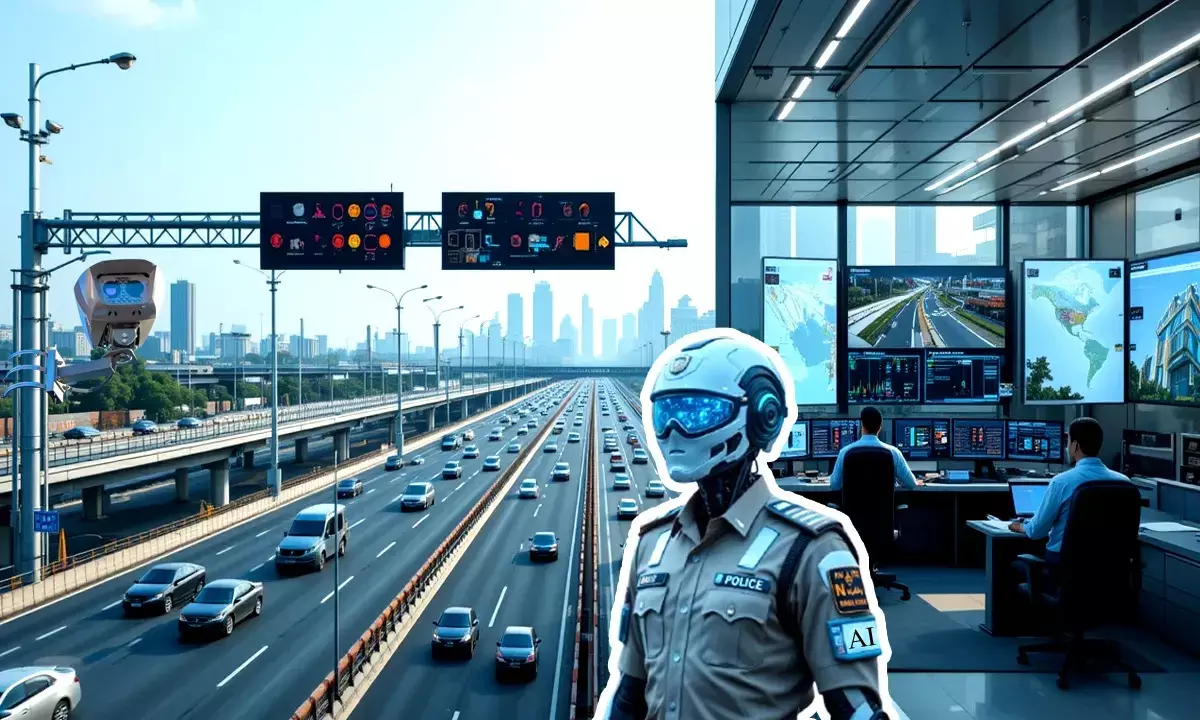 Traffic Comtrol by AI Dwarka Expressway Traffic Comtrol by AI Dwarka Expressway