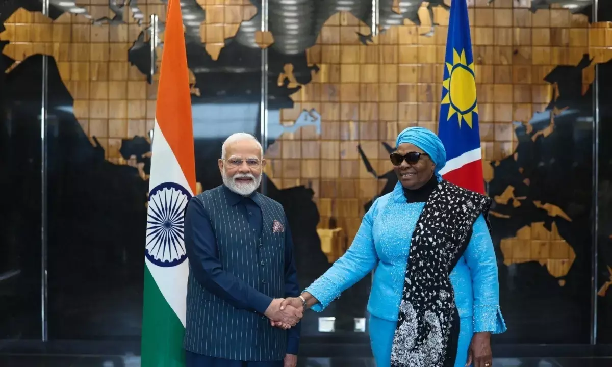 India Namibia Agreements, PM Modi Namibia Visit, India Africa Cooperation, Health MoU India Namibia