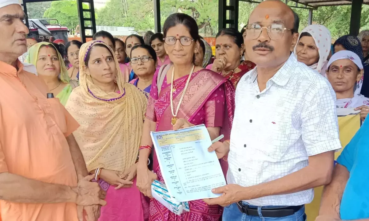 Anganwadi Protest Satna