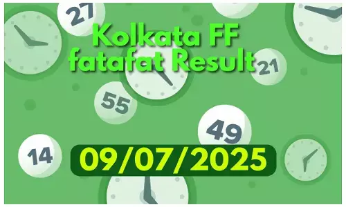 kolkata ff fatafat Result today Wednesday (9 July 2025), Kolkata FF Fatafat 8 round tip