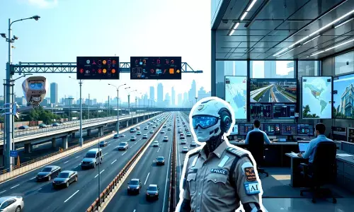 Traffic Comtrol by AI Dwarka Expressway