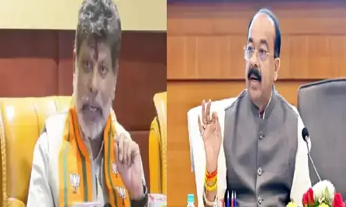 BJP state president Kiran Dev and deputy CM Arun Saw