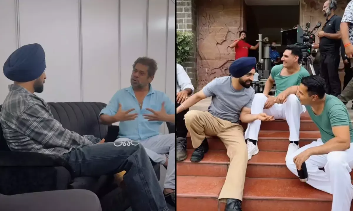 दिलजीत ने की अनीस बज्मी और बोनी कपूर से मुलाकात, वीडियो वायरल