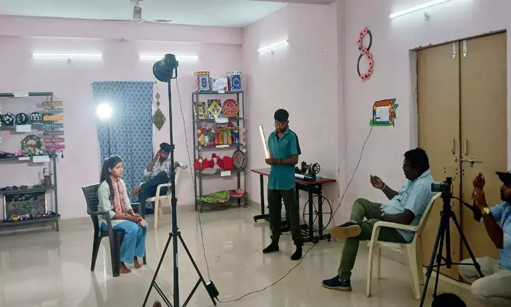 while recording the video