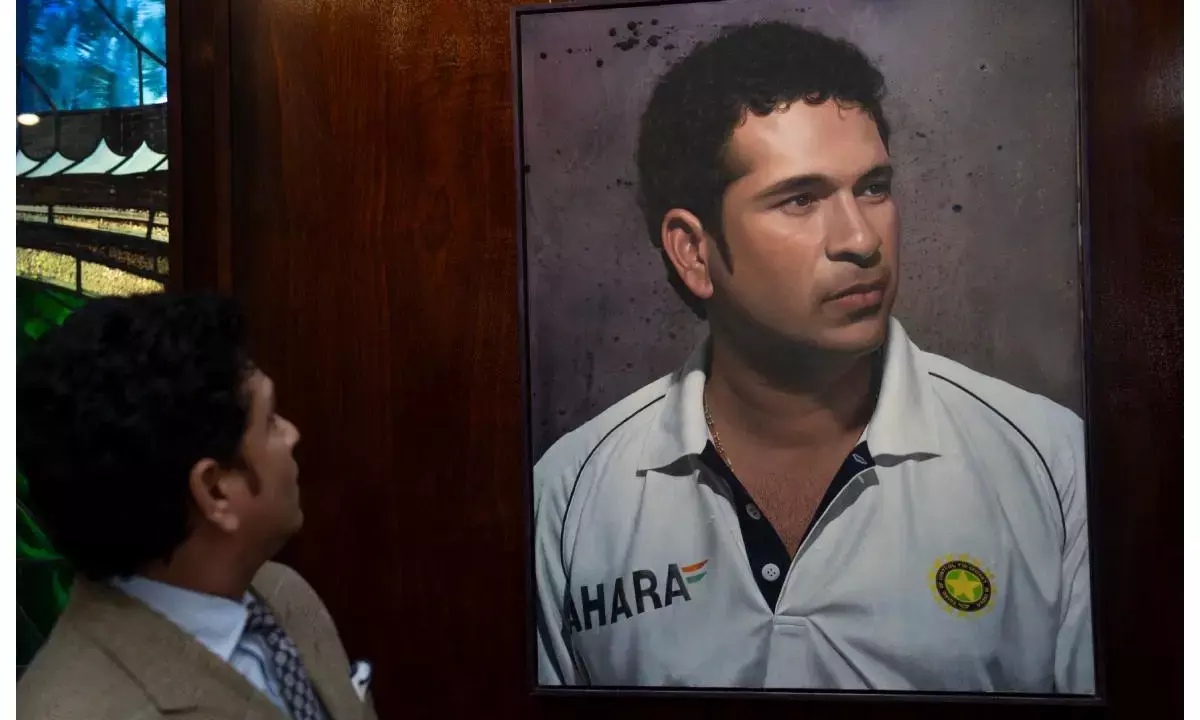 sachin tendulkar portrait in lords