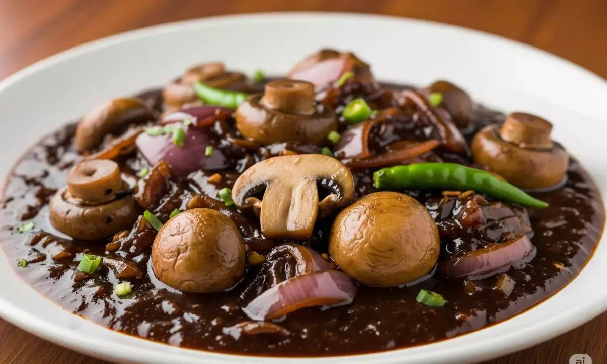 Mushroom Manchurian Recipe