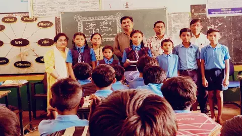 रानो स्कूल में मना गुरु पूर्णिमा:  नवाचारी शिक्षिका ने कहा - गुरू से हमें सच्चे ज्ञान की होती है प्राप्ति