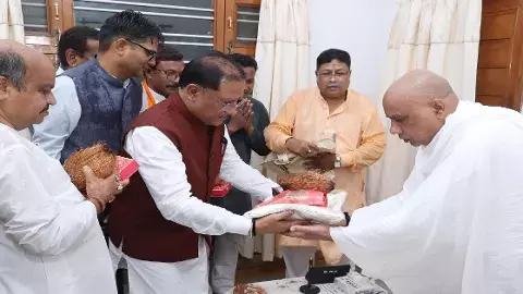 CM Vishnudev Sai reached the place of worship of Guru Peeth Ashram