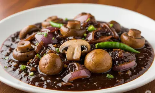 Mushroom Manchurian Recipe