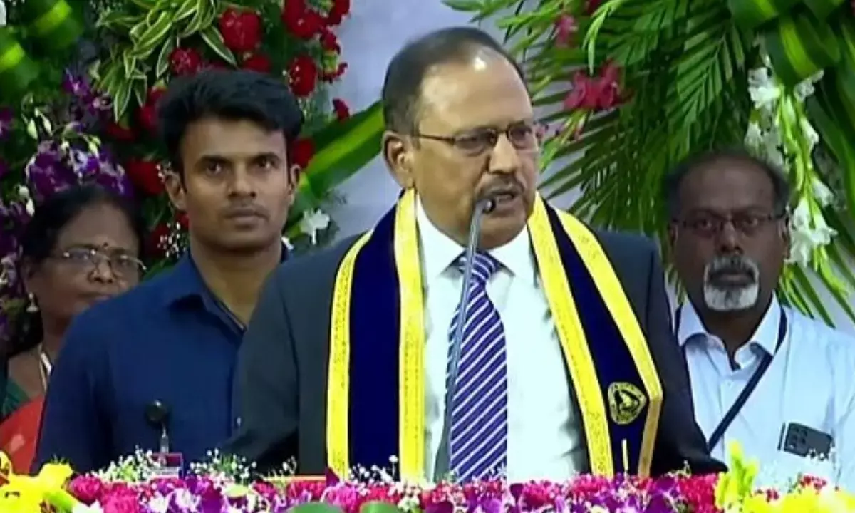 NSA Ajit Doval Speech, Indian civilization, indigenous defense technology, अजीत डोभाल मद्रास, स्वदेशी रक्षा तकनीक