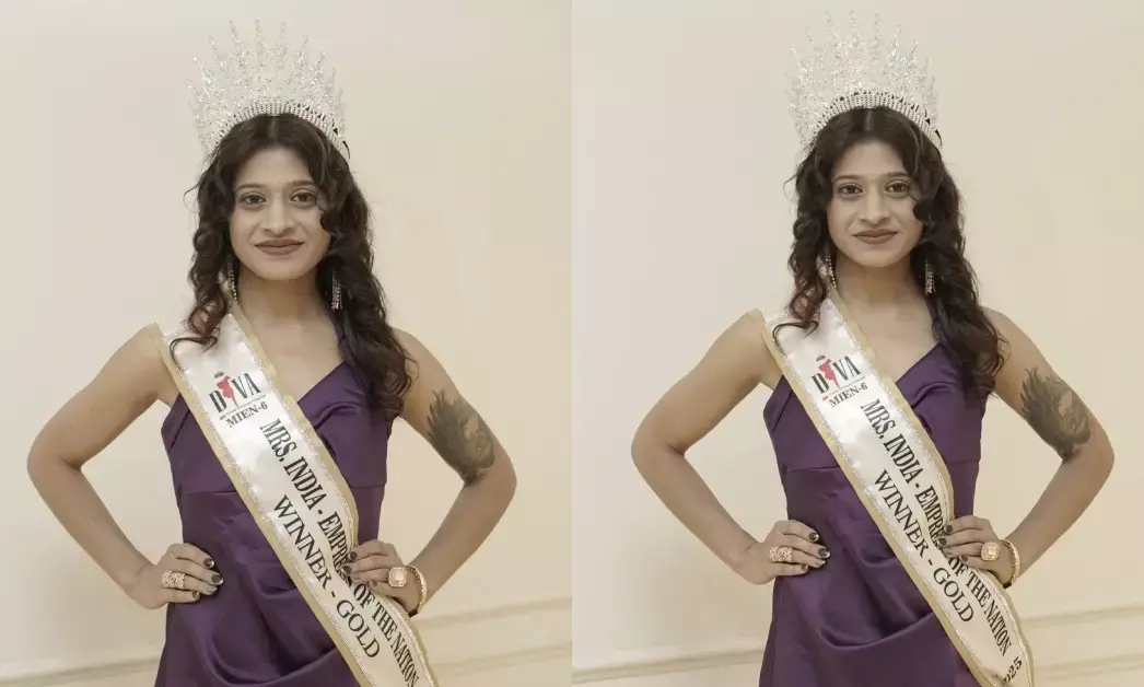 Himani Singh became Mrs India Empress of the Nation 2025