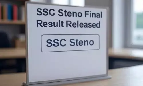 SSC Stenographer Final Result released for grade C and D post, Download PDF